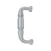 Deltana Hardware Deltana DP675 DOOR PULL, 6" SOLID BRASS 