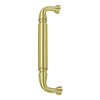 Deltana Hardware Deltana DP2575 DOOR PULL WITHOUT ROSETTE, 10" SOLID BRASS 
