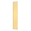 Deltana PPH3520 PUSH PLATE 20" FOR 10" DOOR PULL SOLID BRASS