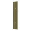 Deltana Hardware Deltana PPH3520 PUSH PLATE 20" FOR 10" DOOR PULL SOLID BRASS 