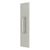 Deltana Hardware Deltana PPH55 PUSH PLATE W/ HANDLE 3-1/2" X 15 " - HANDLE 5-1/4" SOLID BRASS 
