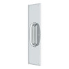 Deltana Hardware Deltana PPH55 PUSH PLATE W/ HANDLE 3-1/2" X 15 " - HANDLE 5-1/4" SOLID BRASS 