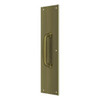 Deltana Hardware Deltana PPH55 PUSH PLATE W/ HANDLE 3-1/2" X 15 " - HANDLE 5-1/4" SOLID BRASS 