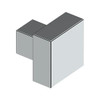 Deltana Hardware Deltana KS125 MODERN SQUARE KNOB, 1-1/4" X 1-1/4", SOLID BRASS 
