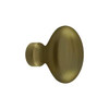 Deltana Hardware Deltana KE125 KNOB, OVAL/EGG SHAPE SOLID BRASS 