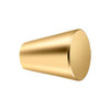 Deltana Hardware Deltana KC24 KNOB CONE CABINET 1-1/8" SOLID BRASS1" SOLID BRASS 