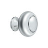 Deltana Hardware Deltana KR119 KNOB ROUND W/ GROOVE SOLID BRASS 