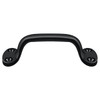 Deltana Hardware Deltana WP27 PULL, 6" OVERALL SOLID BRASS 