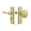 Deltana Hardware Deltana SDLS480 STORM DOOR LATCH, RECTANGULAR, TUBULAR LOCK SOLID BRASS 