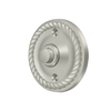 Deltana BBRR213 BELL BUTTON, ROUND WITH ROPE SOLID BRASS