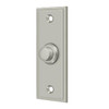 Deltana Hardware Deltana BBS333 BELL BUTTON, RECTANGULAR CONTEMPORARY SOLID BRASS 