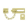 Deltana Hardware Deltana CDG35 DOOR GUARD, CHAIN / DOORBOLT SOLID BRASS 