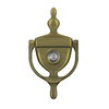 Deltana DKV630 DOOR KNOCKER-VIEWER, SOLID BRASS