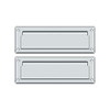 Deltana Hardware Deltana MS627 MAIL SLOT 8-7/8" WITH BACK PLATE SOLID BRASS 
