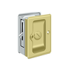 Deltana SDLA325 HEAVY DUTY PRIVACY POCKET LOCK, ADJUSTABLE, 3-1/4" X 2-1/4" SOLID BRASS