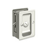 Deltana Hardware Deltana SDLA325 HEAVY DUTY PRIVACY POCKET LOCK, ADJUSTABLE, 3-1/4" X 2-1/4" SOLID BRASS 