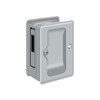 Deltana Hardware Deltana SDAR325 POCKET LOCK, ADJUSTABLE, 3-1/4" X 2-1/4" SLIDING DOOR RECEIVER SOLID BRASS 