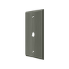 Deltana CPC4764 SWITCH PLATE, CABLE COVER PLATE SOLID BRASS