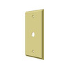 Deltana Hardware Deltana CPC4764 SWITCH PLATE, CABLE COVER PLATE SOLID BRASS 
