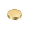 Deltana Hardware Deltana SCF100 SCREW COVER, ROUND, FLAT, 1" DIAMETER SOLID BRASS 