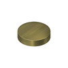 Deltana Hardware Deltana SCF100 SCREW COVER, ROUND, FLAT, 1" DIAMETER SOLID BRASS 