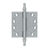 Deltana DSBP44 4" X 4" SQUARE ORNATE HINGES SOLID BRASS