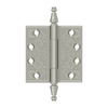 Deltana DSBP44 4" X 4" SQUARE ORNATE HINGES SOLID BRASS