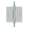 Deltana Hardware Deltana DSBP45 4-1/2" X 4-1/2" SQUARE ORNATE HINGES SOLID BRASS 