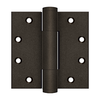 Deltana DSB45RM 4-1/2" X 4-1/2" 5.1MM HINGE SQUARE 3 KNUCKLE HINGES SOLID BRASS