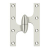 Deltana Hardware Deltana OK6040B 6" X 4" OLIVE KNUCKLE HINGES, HANDED, SOLID BRASS 