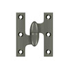 Deltana Hardware Deltana OK2520 2-1/2" X 2" OLIVE KNUCKLE HINGES, HANDED, SOLID BRASS 