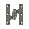 Deltana Hardware Deltana OK3025B 3" X 2-1/2" OLIVE KNUCKLE HINGES, HANDED, SOLID BRASS 