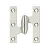 Deltana Hardware Deltana OK3025B 3" X 2-1/2" OLIVE KNUCKLE HINGES, HANDED, SOLID BRASS 