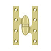 Deltana Hardware Deltana OK5032B 5" X 3-1/4" OLIVE KNUCKLE HINGES, HANDED, SOLID BRASS 