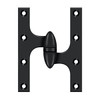 Deltana Hardware Deltana OK6045B 6" X 4-1/2" HINGE OLIVE KNUCKLE HINGES, HANDED, SOLID BRASS 