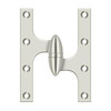 Deltana Hardware Deltana OK6045B 6" X 4-1/2" HINGE OLIVE KNUCKLE HINGES, HANDED, SOLID BRASS 