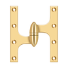 Deltana OK6050B 6" X 5" HINGE OLIVE KNUCKLE HINGES, HANDED, SOLID BRASS