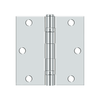 Deltana S35BBR 3-1/2" X 3-1/2" SQUARE HINGE, BALL BEARING STEEL MATERIAL