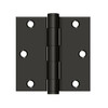 Deltana Hardware Deltana S35HD 3-1/2" X 3-1/2" SQUARE HINGE HEAVY DUTY, STEEL MATERIAL 