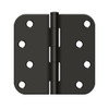 Deltana Hardware Deltana S44R5 4"X 4"X 5/8" RADIUS HINGE, STEEL MATERIAL 