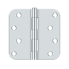 Deltana S44R5 4"X 4"X 5/8" RADIUS HINGE, STEEL MATERIAL