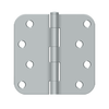 Deltana S44R5 4"X 4"X 5/8" RADIUS HINGE, STEEL MATERIAL