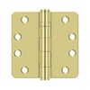 Deltana S44R4HDB 4" X 4" X 1/4" RADIUS HINGE, HEAVY DUTY BALL BEARINGS, STEEL MATERIAL