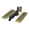 Deltana Hardware Deltana DASH95 SPRING HINGE, DOUBLE ACTION W/ SOLID BRASS COVER PLATES 