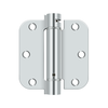 Deltana DSH35R4 3-1/2" X 3-1/2" X 5/8" RADIUS SPRING HINGE STEEL