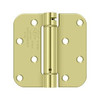 Deltana Hardware Deltana DSH4R5BM 4" X 4" X 5/8" RADIUS SPRING HINGE BENCHMARK, UL LISTED STEEL 