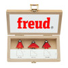  Freud 3 Piece Chamfer Bit Set 89-250 