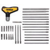 Dewalt 31 pc Ratcheting T Handle Hex Key Set DWHT70265