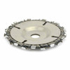 Superior Steel EZ install 4 Inch 22 Tooth Fine Cut Grinder Disc and Chain - 5/8 Inch Arbor SS458