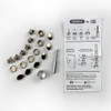 General Screw Snap Fastener Kit 1267